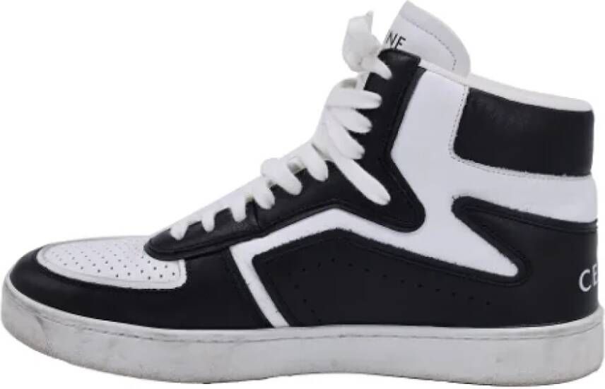 Celine Vintage Pre-owned Leather sneakers Black Heren
