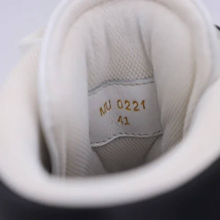 Celine Vintage Pre-owned Leather sneakers Black Heren
