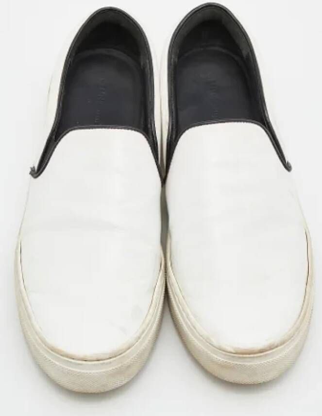Celine Vintage Pre-owned Leather sneakers White Dames
