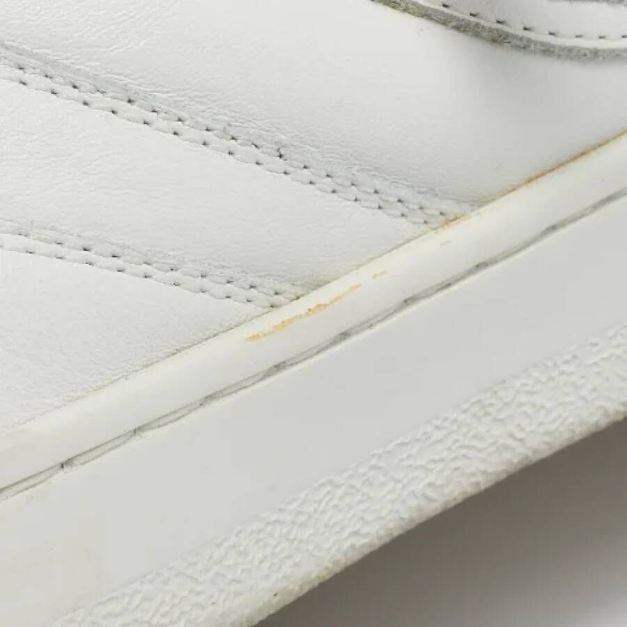 Celine Vintage Pre-owned Leather sneakers White Dames