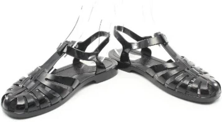 Celine Vintage Pre-owned Rubber sandals Black Dames