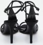 Celine Vintage Pre-owned Satin sandals Black Dames - Thumbnail 5