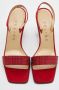 Celine Vintage Pre-owned Satin sandals Red Dames - Thumbnail 3