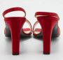 Celine Vintage Pre-owned Satin sandals Red Dames - Thumbnail 5