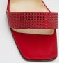 Celine Vintage Pre-owned Satin sandals Red Dames - Thumbnail 7