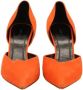 Celine Vintage Pre-owned Suede heels Orange Dames - Thumbnail 2