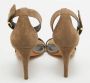 Celine Vintage Pre-owned Suede sandals Gray Dames - Thumbnail 4
