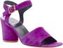 Celine Vintage Pre-owned Suede sandals Purple Dames - Thumbnail 2