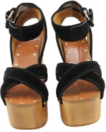 Celine Vintage Pre-owned Wool heels Brown Dames