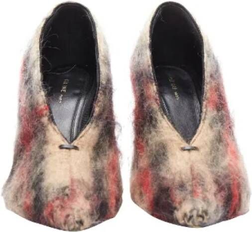 Celine Vintage Pre-owned Wool heels Red Dames