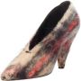 Celine Vintage Pre-owned Wool heels Red Dames - Thumbnail 4