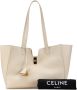 Celine Vintage Tweedehands Elegant Leren Tote Tas met Slot Sluiting - Thumbnail 2
