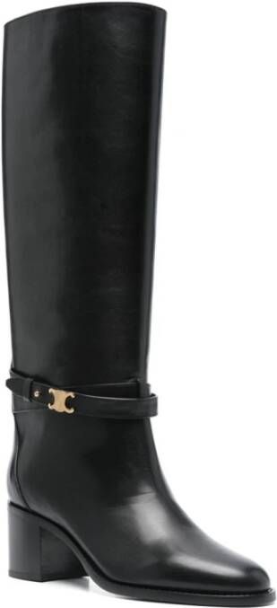 Celine Elegant High Boot Triumph Style Black Dames