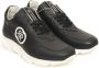 Cerruti 1881 Blauw Leren Hoge Zool Sneakers Logo Blue Heren - Thumbnail 4