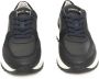 Cerruti 1881 Blauwe Leren Sneakers Hoge Zool Zijlogo Black Heren - Thumbnail 15