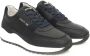 Cerruti 1881 Blauwe Leren Sneakers Hoge Zool Zijlogo Black Heren - Thumbnail 16
