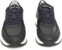 Cerruti 1881 Blauwe Leren Sneakers Hoge Zool Zijlogo Black Heren - Thumbnail 7