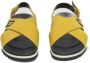 Cerruti 1881 Dames Leren Plateau Sandalen Yellow Dames - Thumbnail 3
