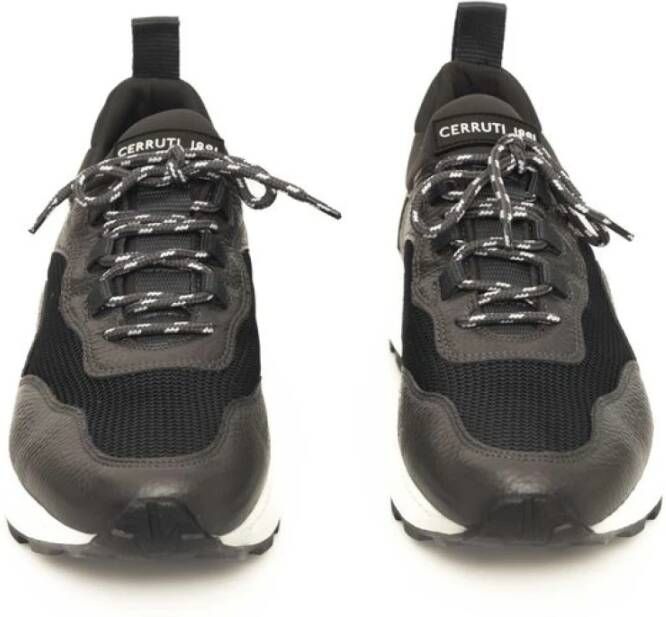 Cerruti 1881 Echt Lederen Hoge Zool Sneaker Gray Heren