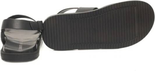 Cerruti 1881 Elegante Leren Sandalen Brede Banden