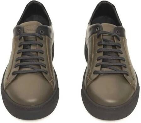 Cerruti 1881 Groene Leren Sneaker Heren Logo Green Heren