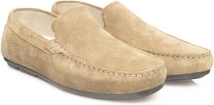 Cerruti 1881 Heren Leren Driver Mocassins Beige Heren