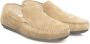 Cerruti 1881 Heren Leren Driver Mocassins Rubberen Zool Beige Heren - Thumbnail 11