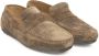 Cerruti 1881 Heren Leren Driver Mocassins Rubberen Zool Brown Heren - Thumbnail 3
