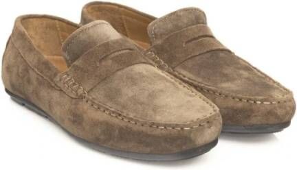 Cerruti 1881 Heren Leren Driver Mocassins Brown Heren