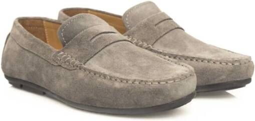 Cerruti 1881 Heren Leren Driver Mocassins Gray Heren