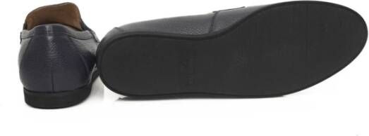 Cerruti 1881 Heren Leren Loafers Rubberen Zool Blue Heren
