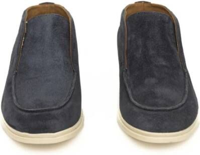 Cerruti 1881 Enkellaarzen van echt leer Blue Heren