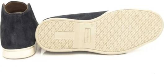Cerruti 1881 Heren Leren Mocassin Casual Schoenen Blue Heren