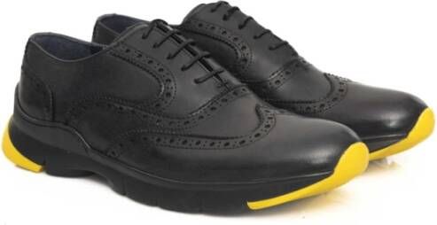 Cerruti 1881 Heren Oxford Leren Schoenen met Rubberen Zool Gray Heren