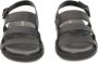 Cerruti 1881 Leren Sandalen Brede Banden Verstelbare Gesp Black Heren - Thumbnail 4