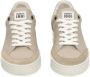 Cerruti 1881 Beige Leren Platform Sneakers met Logo Beige Dames - Thumbnail 3