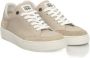 Cerruti 1881 Beige Leren Platform Sneakers met Logo Beige Dames - Thumbnail 4