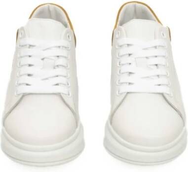 Cerruti 1881 Platform Leren Sneakers voor Vrouwen White Dames