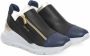 Cerruti 1881 Zwarte Leren Platform Sneakers met Zijlogo Multicolor Dames - Thumbnail 4