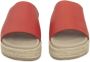 Cerruti 1881 Platform Sandalen van Echt Leer Red Dames - Thumbnail 2