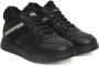 Cerruti 1881 Zwarte Leren Plateau Sneakers Vrouwen Logo Black Dames - Thumbnail 4