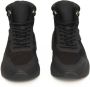 Cerruti 1881 Hoge Top Leren Sneakers Rubberen Zool Black Heren - Thumbnail 10