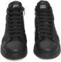 Cerruti 1881 Hoge Sneakers Van Echt Leer Met Rubberen Zool En Logodetail - Thumbnail 11