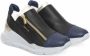 Cerruti 1881 Zwarte Leren Platform Sneakers met Zijlogo Multicolor Dames - Thumbnail 12