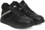 Cerruti 1881 Zwarte Leren Plateau Sneakers Vrouwen Logo Black Dames - Thumbnail 8