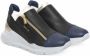 Cerruti 1881 Zwarte Leren Platform Sneakers met Zijlogo Multicolor Dames - Thumbnail 16