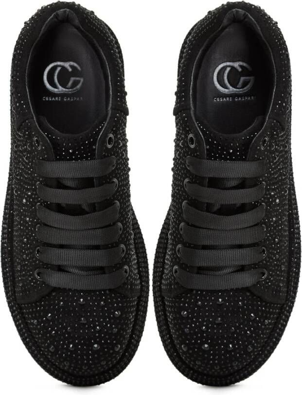 Cesare Gaspari Anastasia Platform Sneakers Black Dames