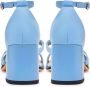 Cesare Gaspari Blauwe Blokhak Sandalen Blue Dames - Thumbnail 6