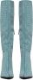 Cesare Gaspari Blauwe Jewel Stiletto Kniehoge Laarzen Blue Dames - Thumbnail 5