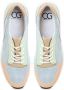 Cesare Gaspari Blauwe Platform Leren Sneakers Multicolor Dames - Thumbnail 5